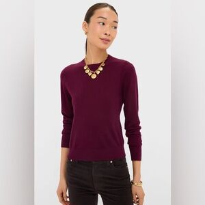 Tuckernuck Winetasting Cashmere Silk Long Sleeve Katie Tee Women’s Size XS NEW